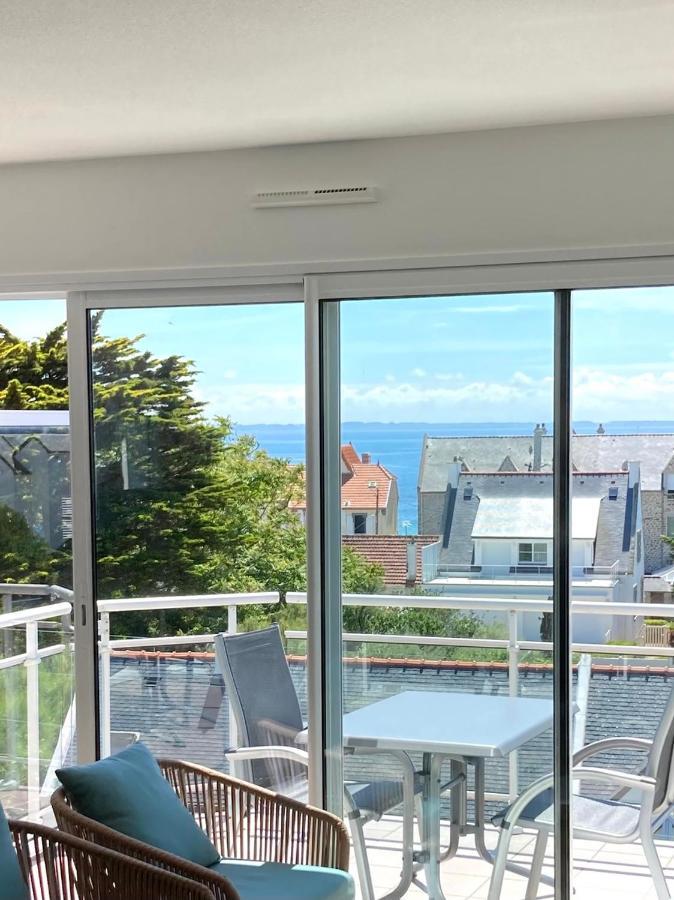 Grand Et Luxueux Appartement Lumineux 4 Pers Vue Mer Wifi Inclus Quiberon Exterior photo